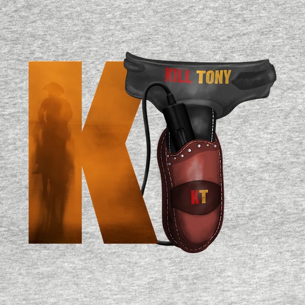 Kill Tony Podcast-Themed Gun Holster (Yellow K on White) by Ina